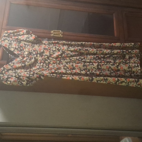 Floral Puff Sleeve Maxi Dress - Picture 4 of 4